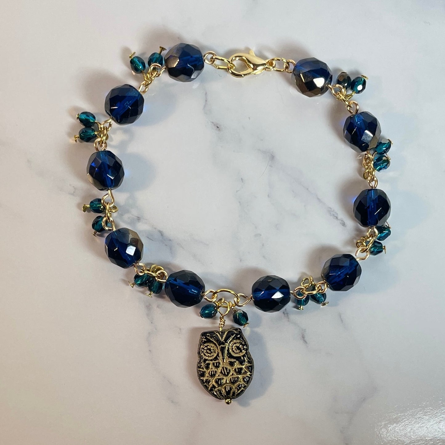 Blue Owl Bracelet