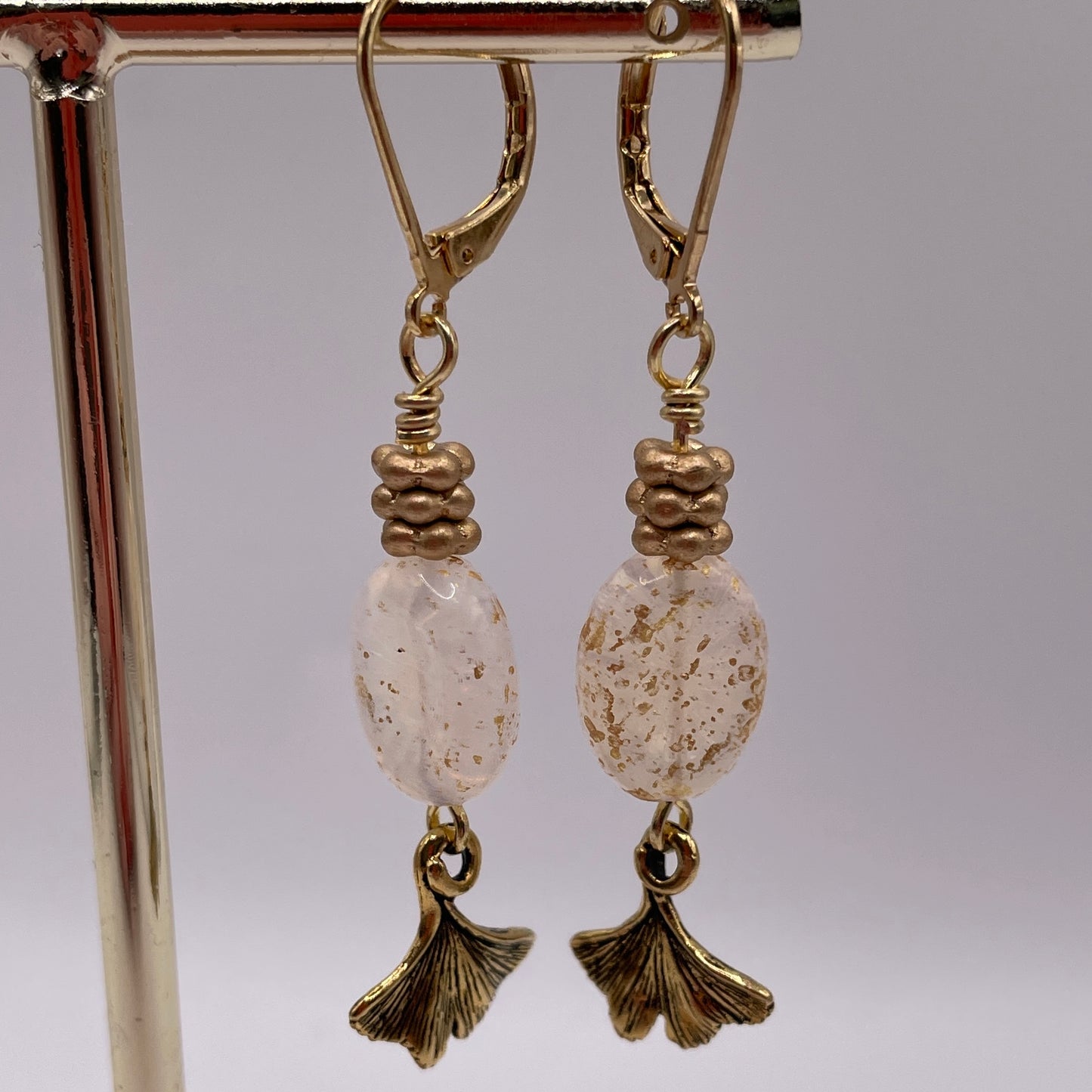 Ginkgo Leaf Earrings