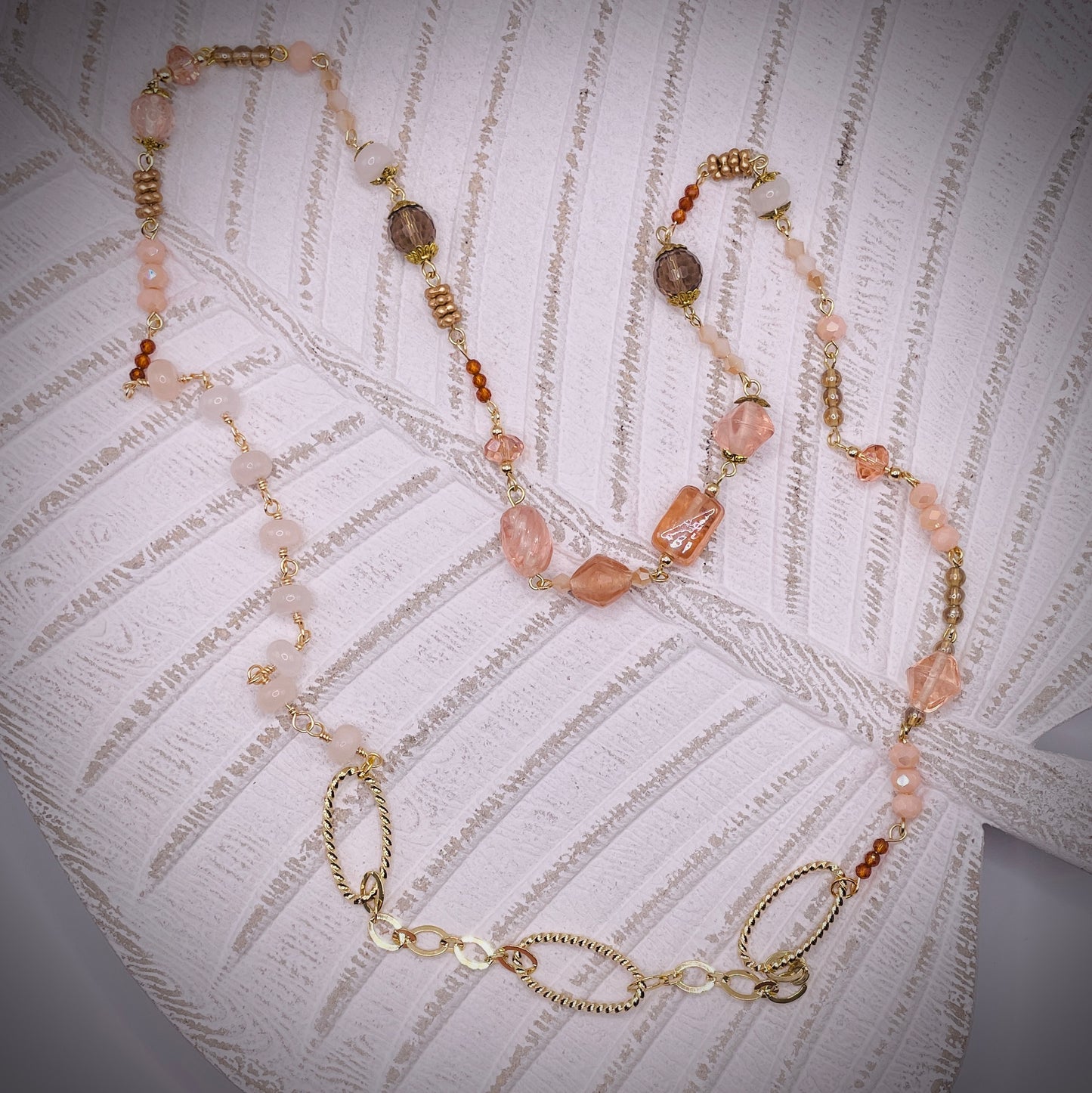 Peach Fuzz Necklace