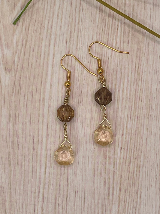 Champagne Drop Earrings