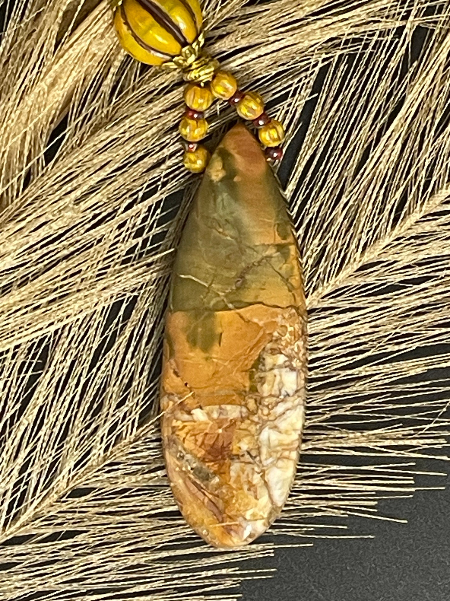 Red Creek Jasper Pendant