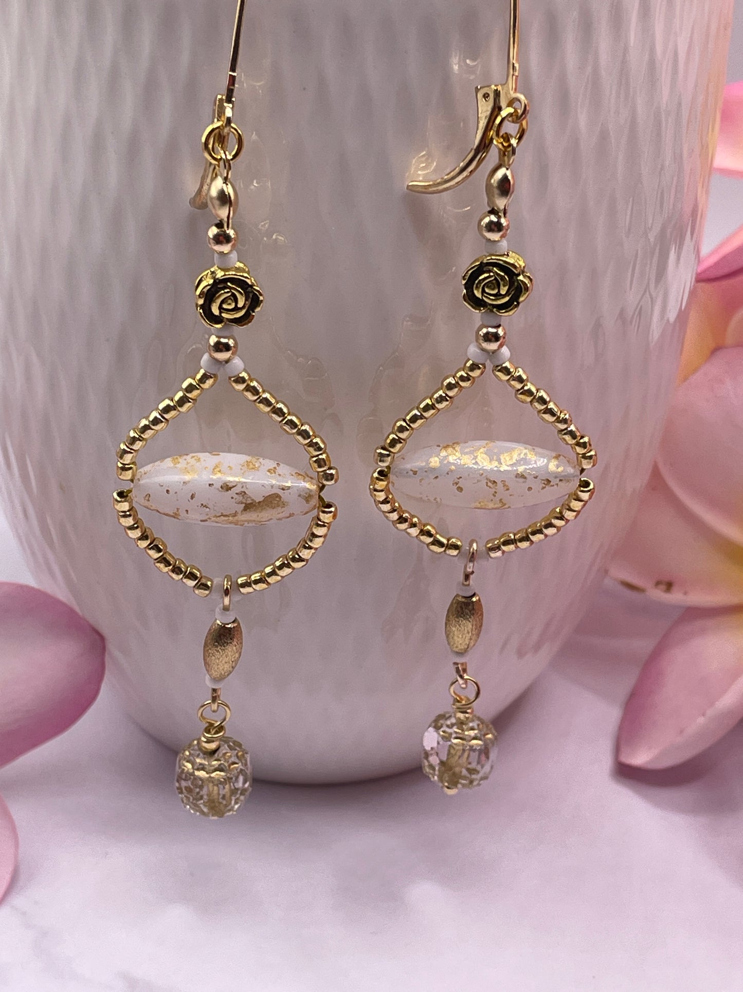 Golden Eclipse Earrings