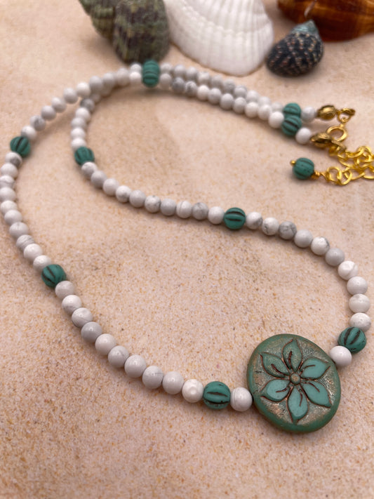 Tropical Flower Necklace