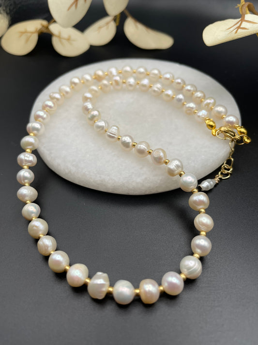 Cultured Freshwater Potato Pearl Necklace