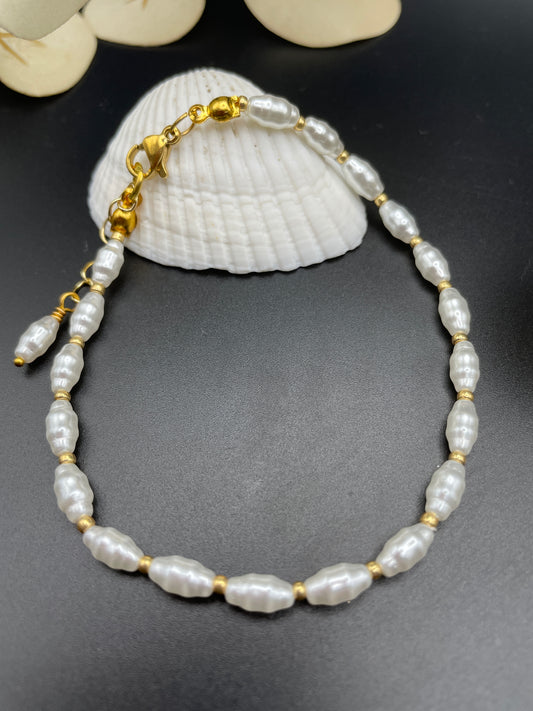 Rice Pearl Bracelet